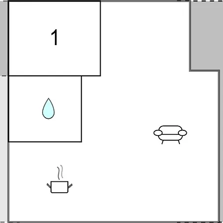 Ferienhaus 2 Bedroom Cozy In *